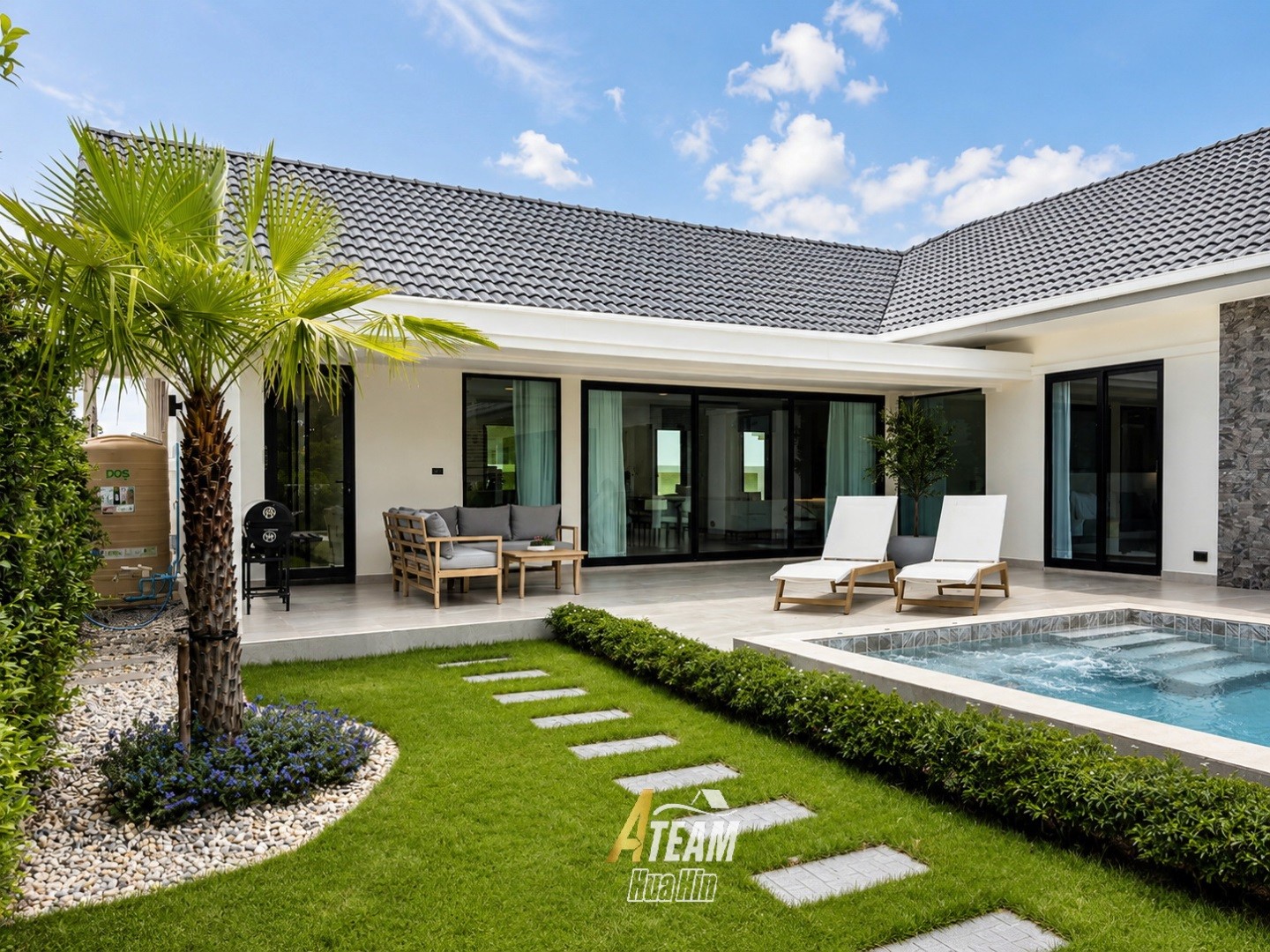 Villa avec piscine neuve de 3 chambres à vendre - Soi 112