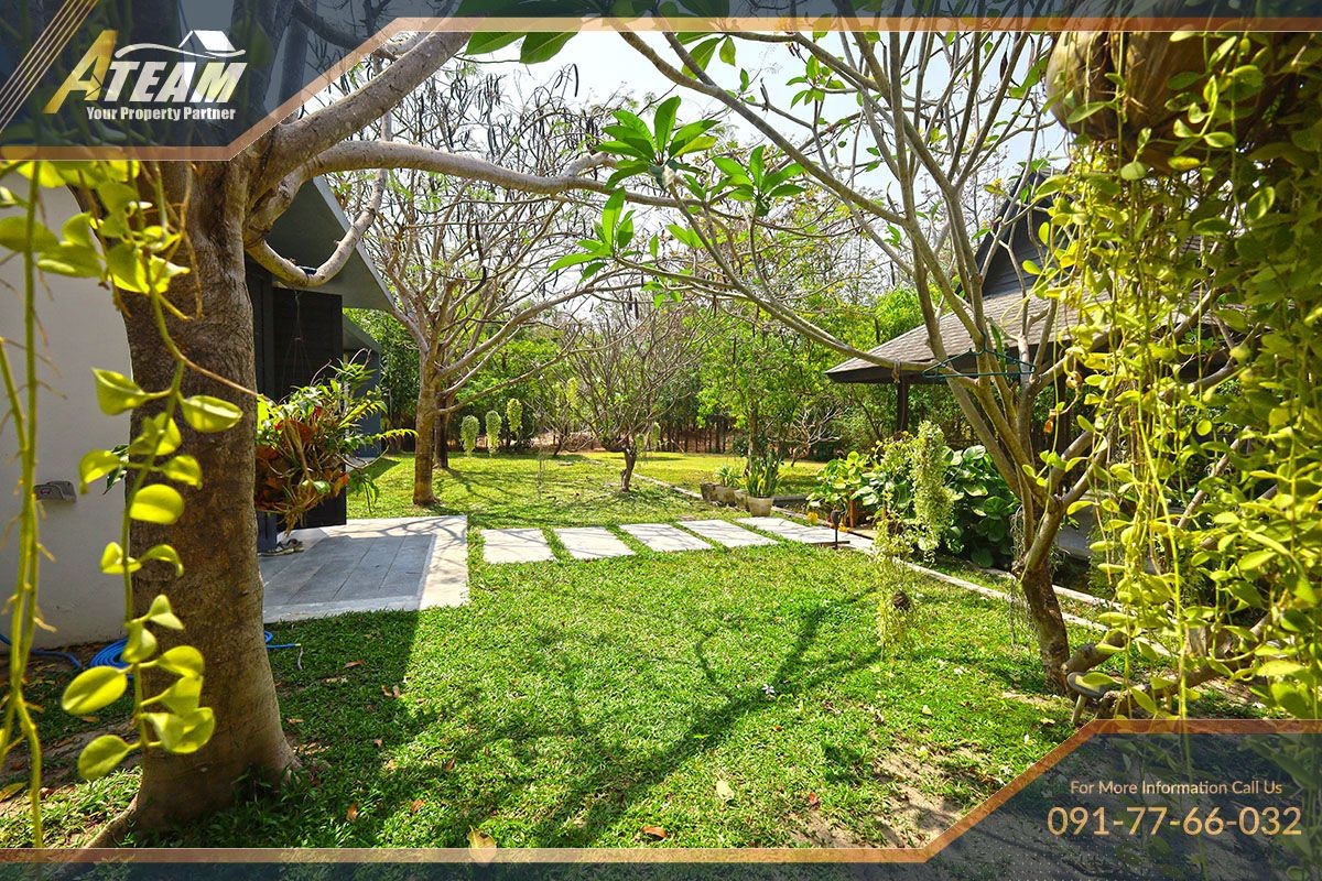House for sale huahin poolvilla luxury Lakeside 5bedroom garden40