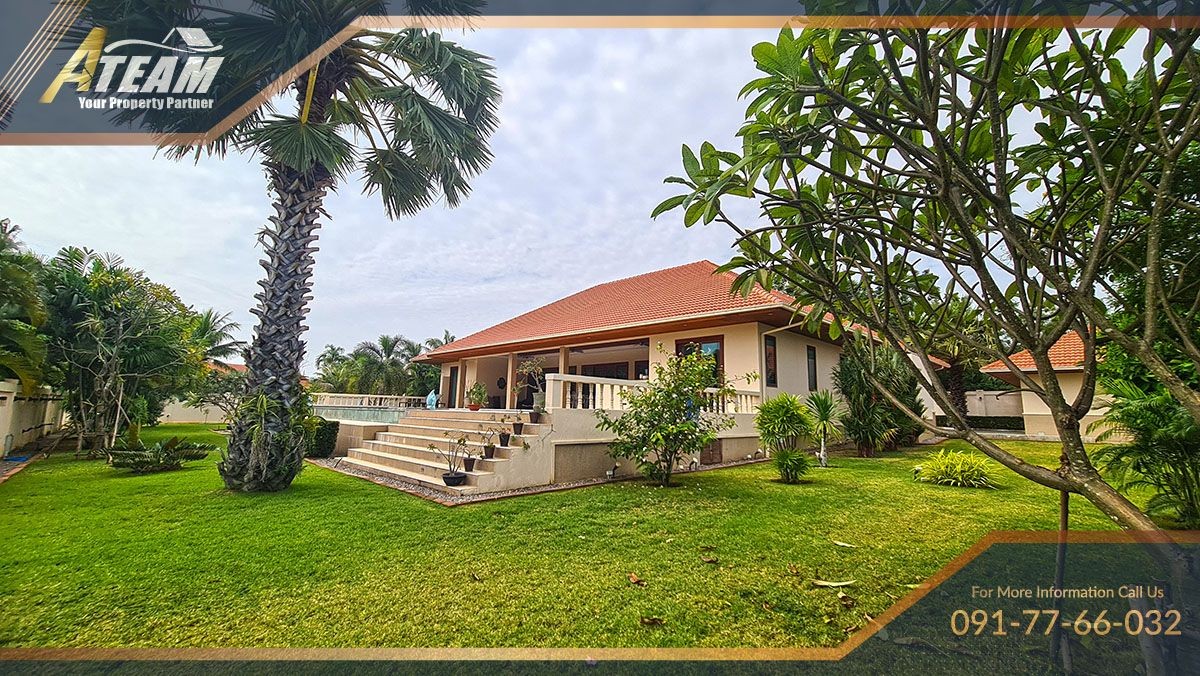 luxury massive pool villa sam roi yod resale development45