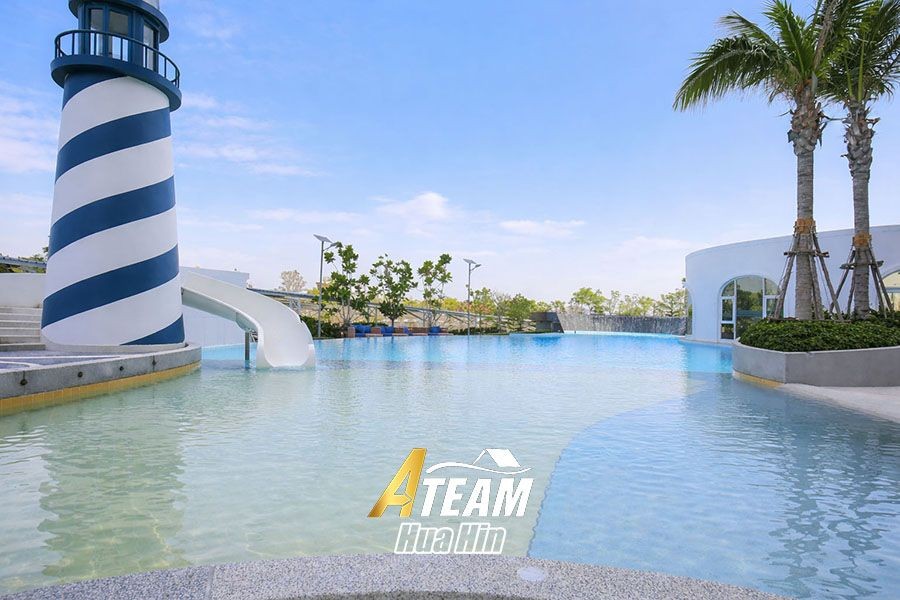 Studio en location avec vue sur mer et montagne à Supalai Blue Whale Hua Hin