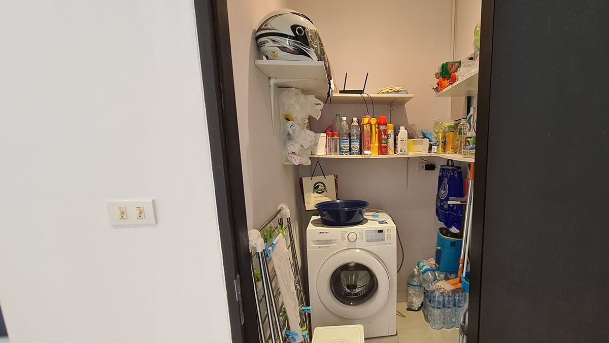 Pool-villa-For-Sale-Hua-Hin-Red-moutain-water-side-laundryroom