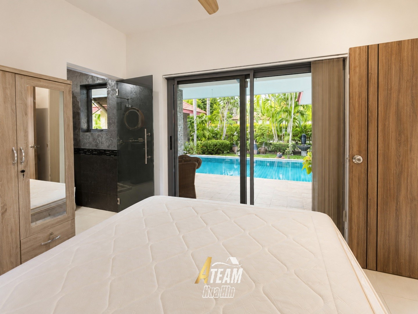 Villa avec piscine de 3 chambres à louer à Wijittra, à Hin lek fai