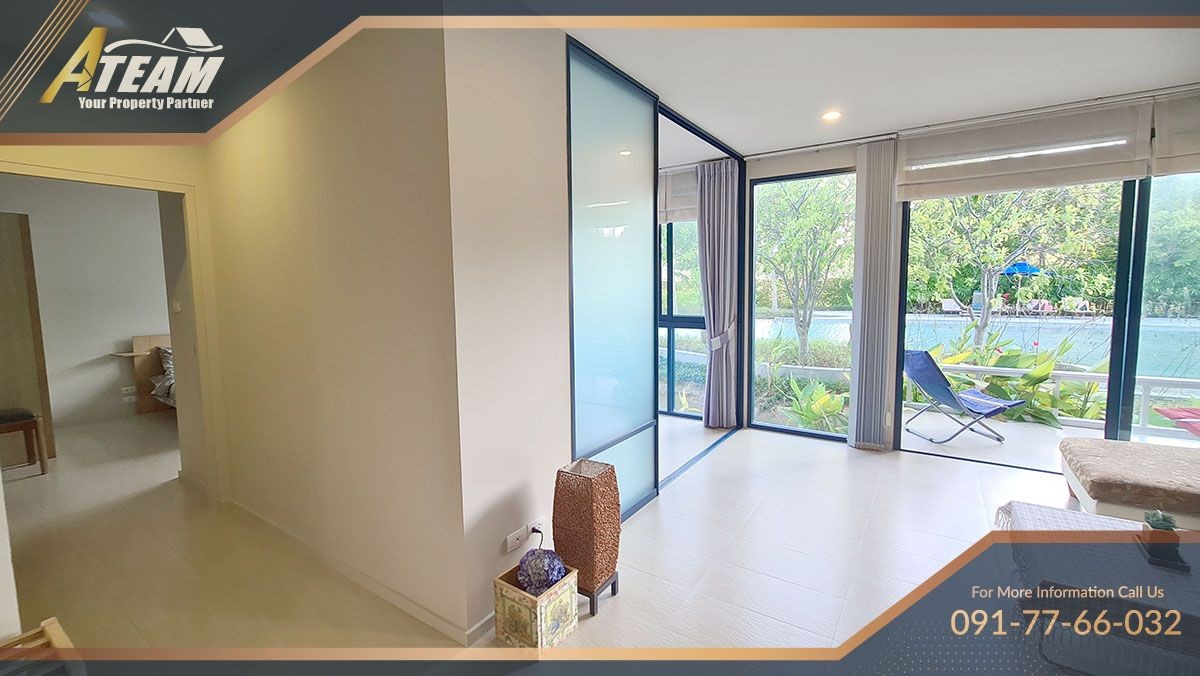 Condo-for-sale-cha-am-blue-saphire-livingroom