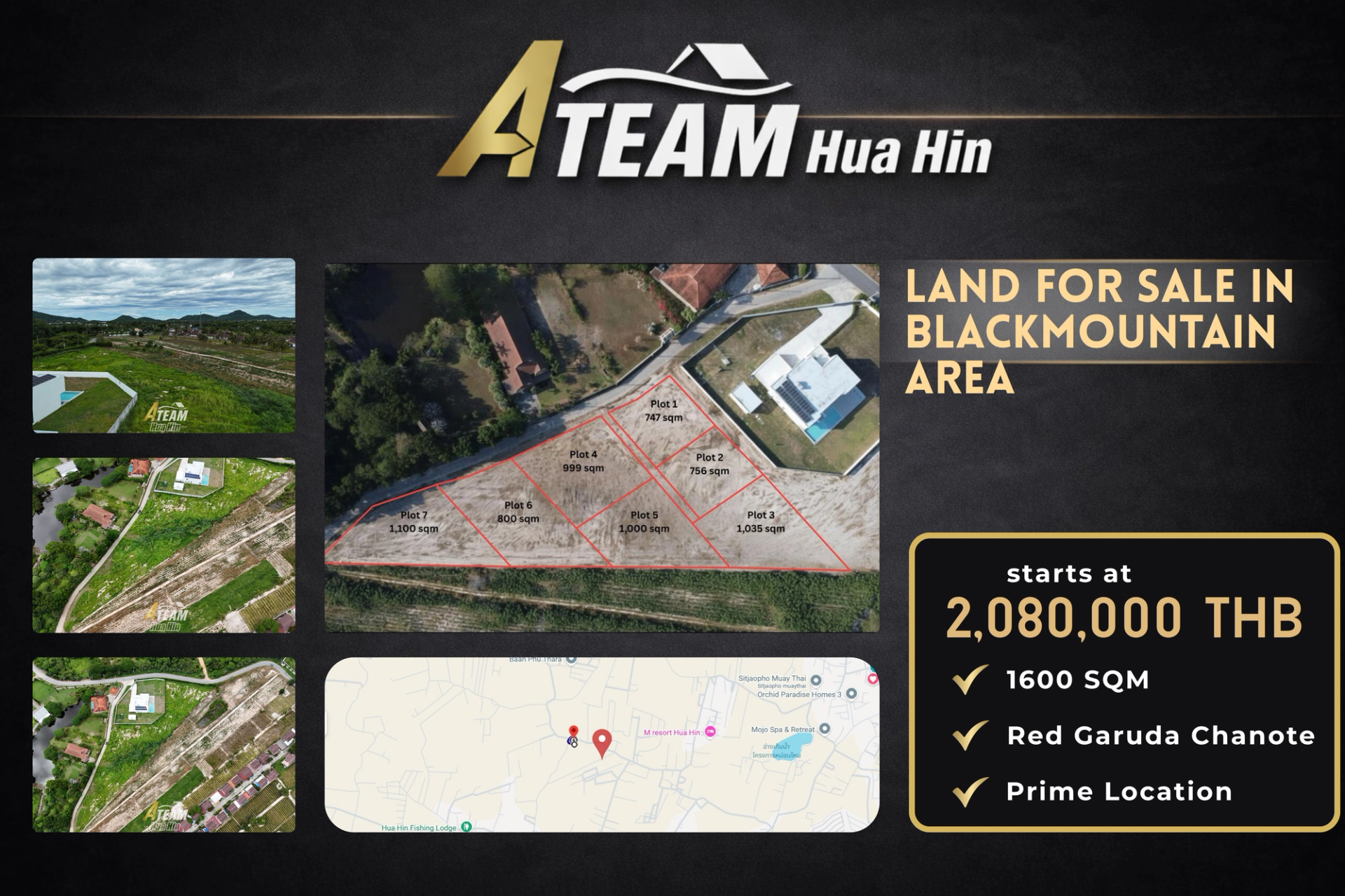 Terrains prêts à construire pour villa à vendre près de Black Mountain
