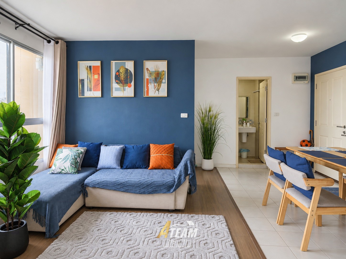 Petit appartement confortable de 2 chambres à louer à Baan Koo Kiang