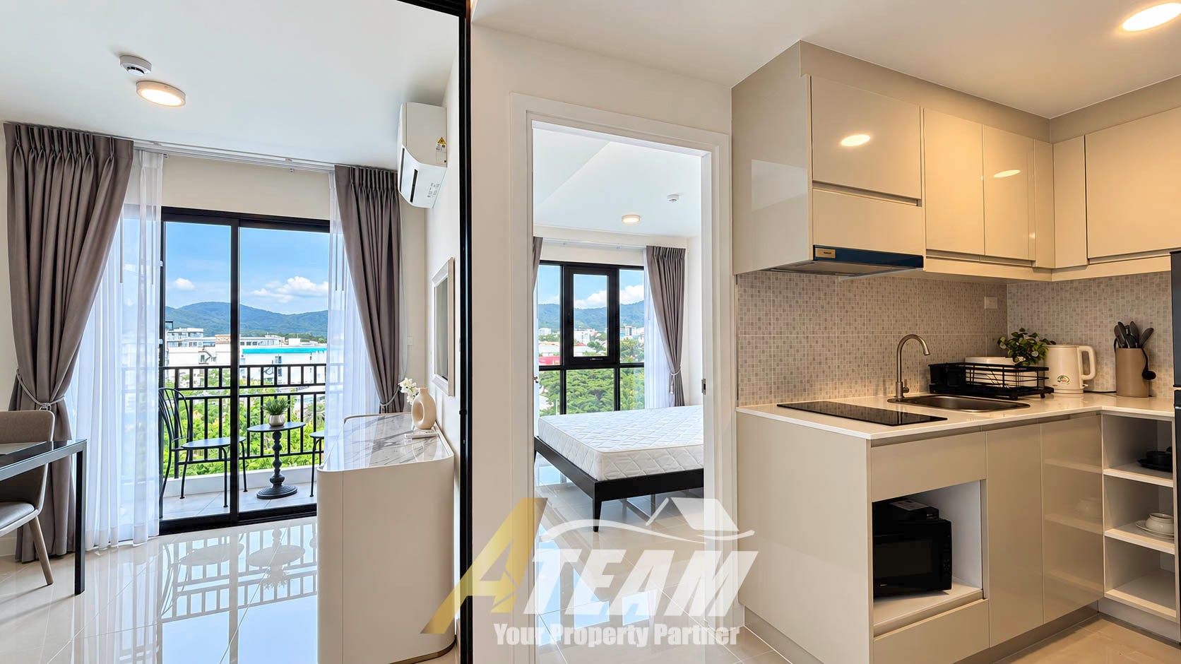 Mira Monte Hua Hin – Appartement moderne 1 chambre à louer | 20 000 THB/mois