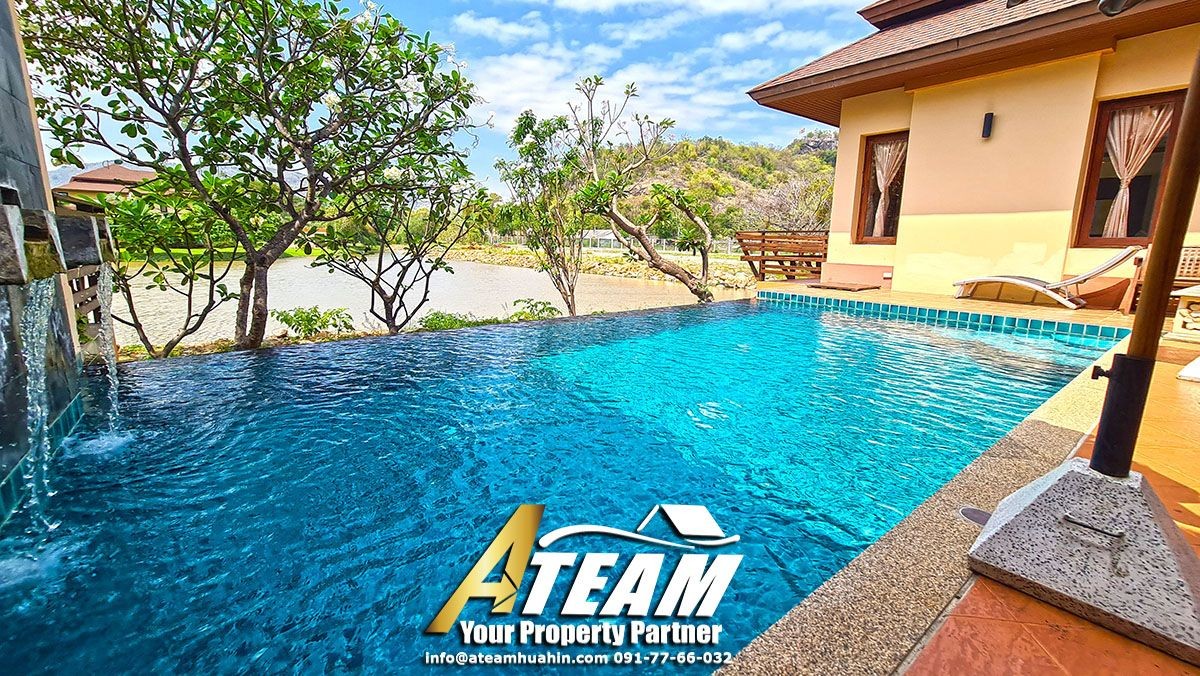 Lakeside-poolvilla-for-sale-hua-hin-Takiap-lake-swinningpool1