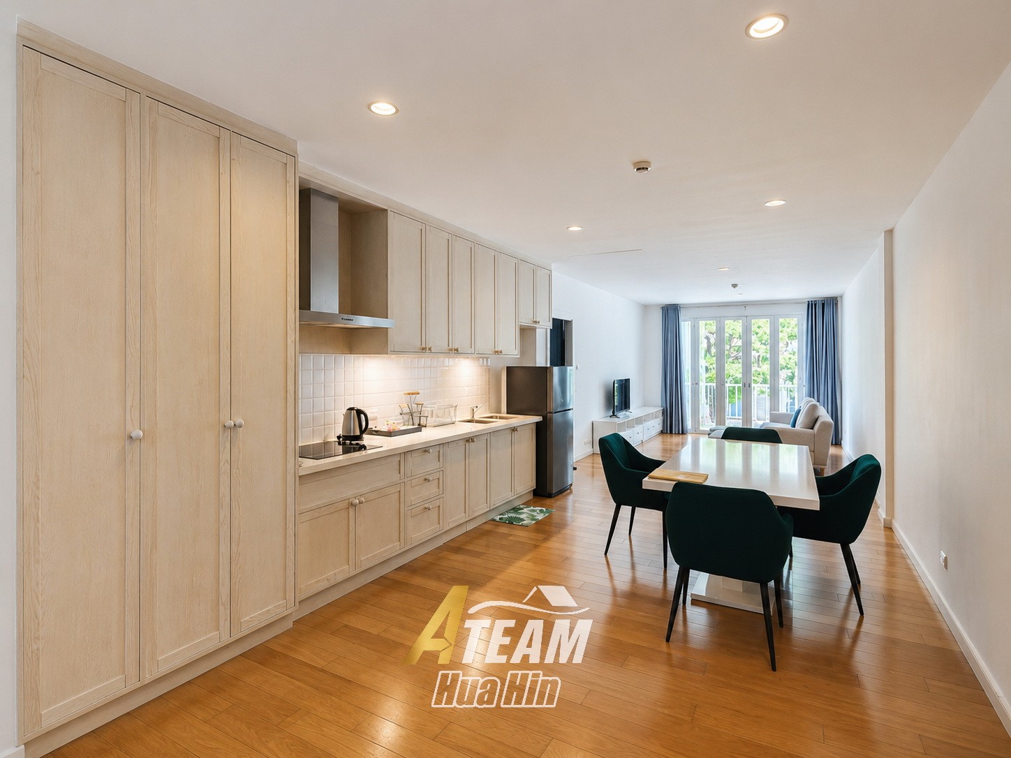 Appartement en bord de mer de 2 chambres avec vue sur la mer, acceptant les animaux, à Malibu Khao Tao