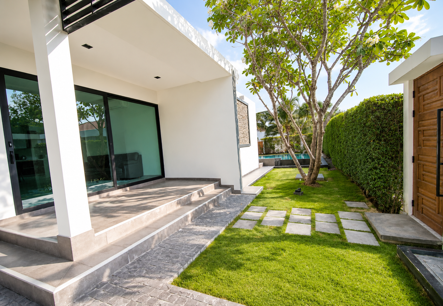 Villa privée relaxante de 4 chambres avec piscine à Sivana Hideaway Hua Hin