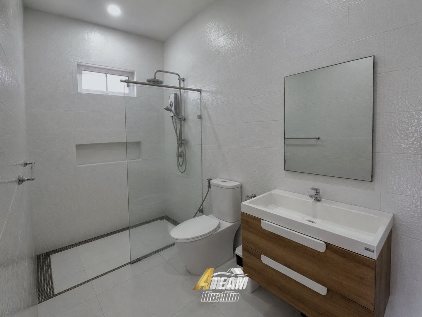 Villa avec piscine élégante de 2 chambres offrant une vue sur les champs d’ananas – Wang Pong, Pranburi