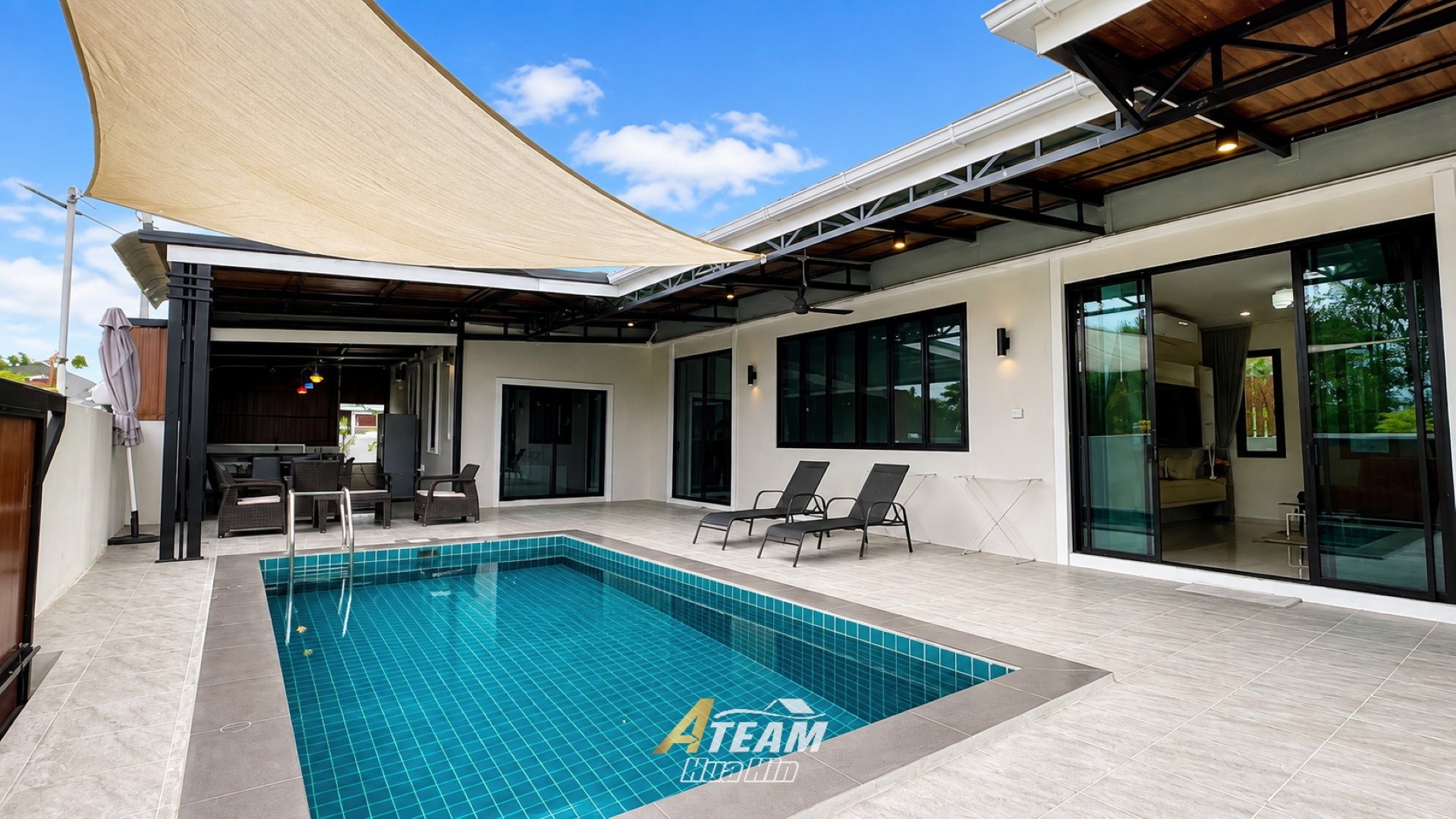 Villa avec piscine de 3 chambres à louer à Nong Khon, Hua Hin