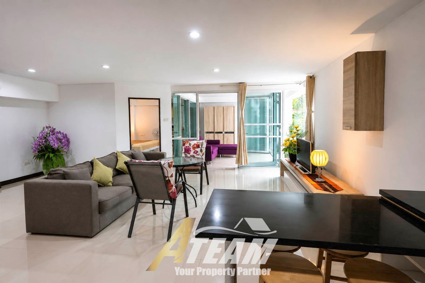 Appartement spacieux d'angle avec 1 chambre à vendre – The Pride Hua Hin