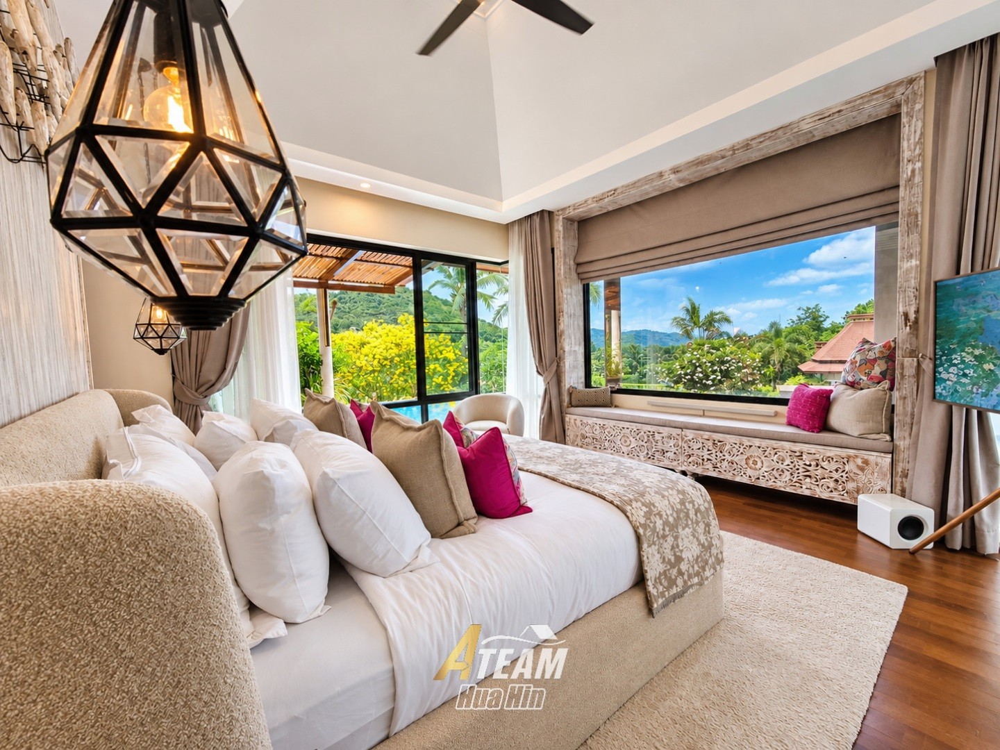 ---RÉSERVÉ-- Spacieuse villa de 3 chambres avec piscine et vue sur la montagne – Panorama Village, Khao Tao