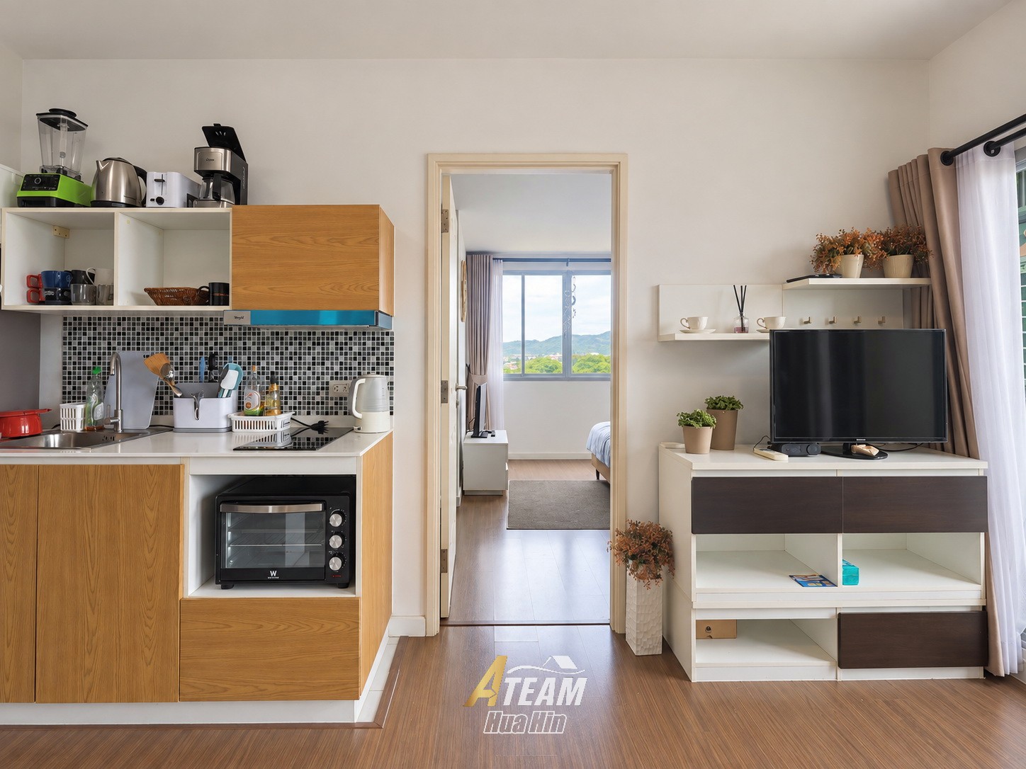 Petit appartement confortable de 2 chambres à louer à Baan Koo Kiang