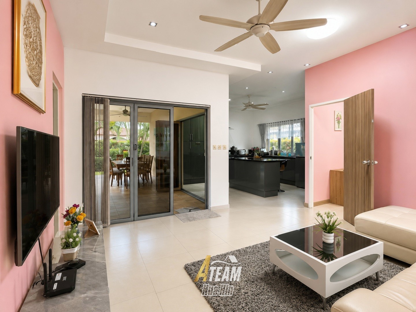 Villa avec piscine de 3 chambres à louer à Wijittra, à Hin lek fai