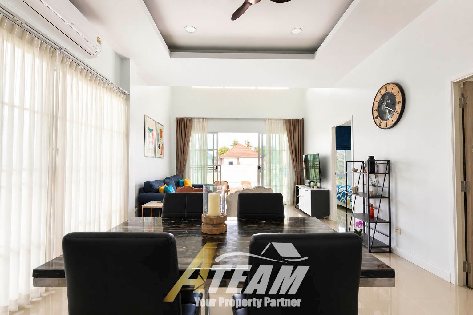 Villa de 3 chambres avec piscine privée à vendre – ABC Pool Village, Cha-am