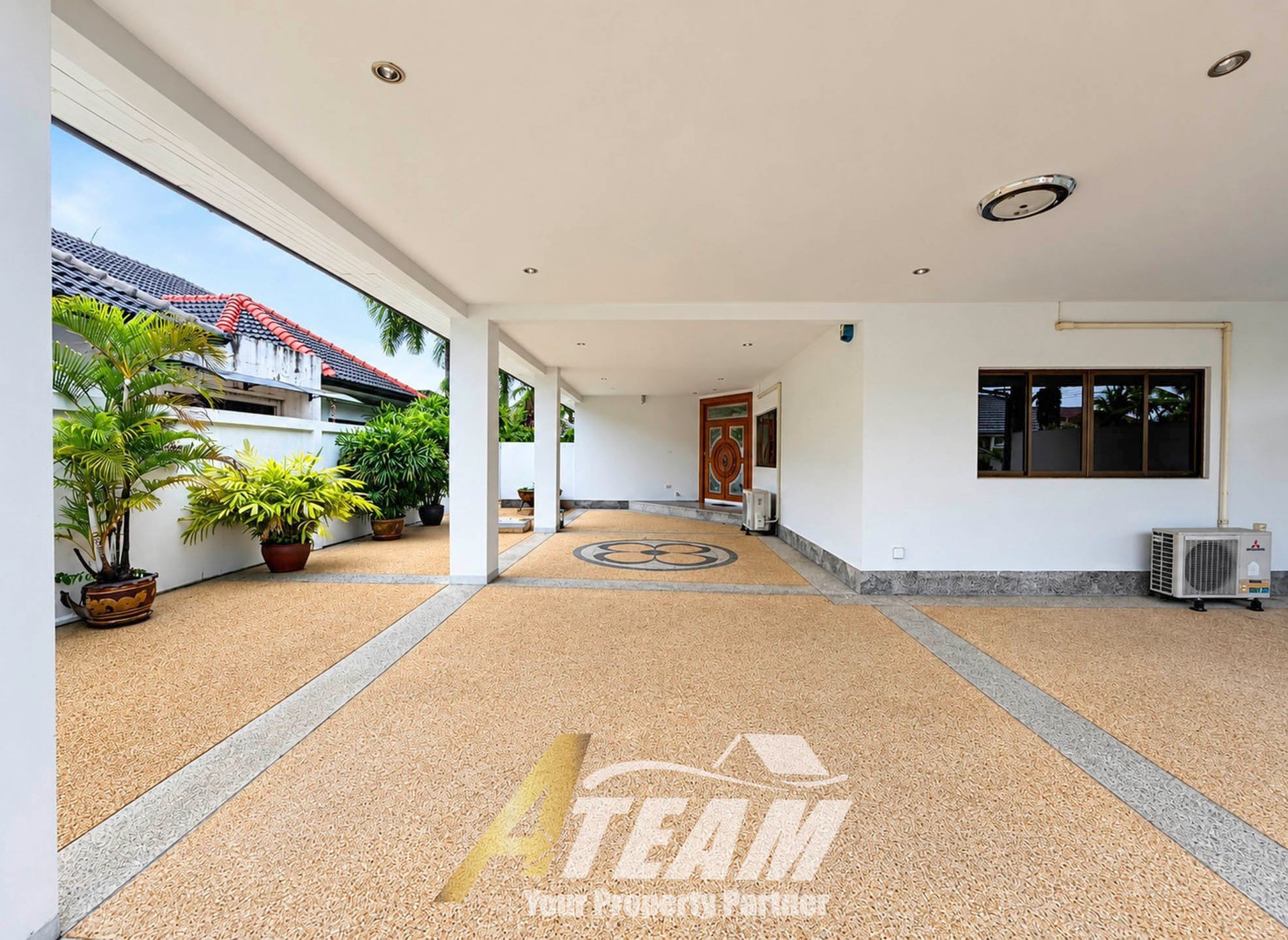Spacieuse villa de 3 chambres avec piscine privée à louer à Sunset Village 1, Hua Hin Soi 6