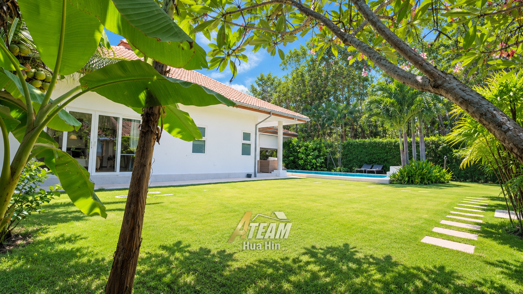 Villa de 3 chambres avec piscine privée à louer au Mali Prestige Hua Hin