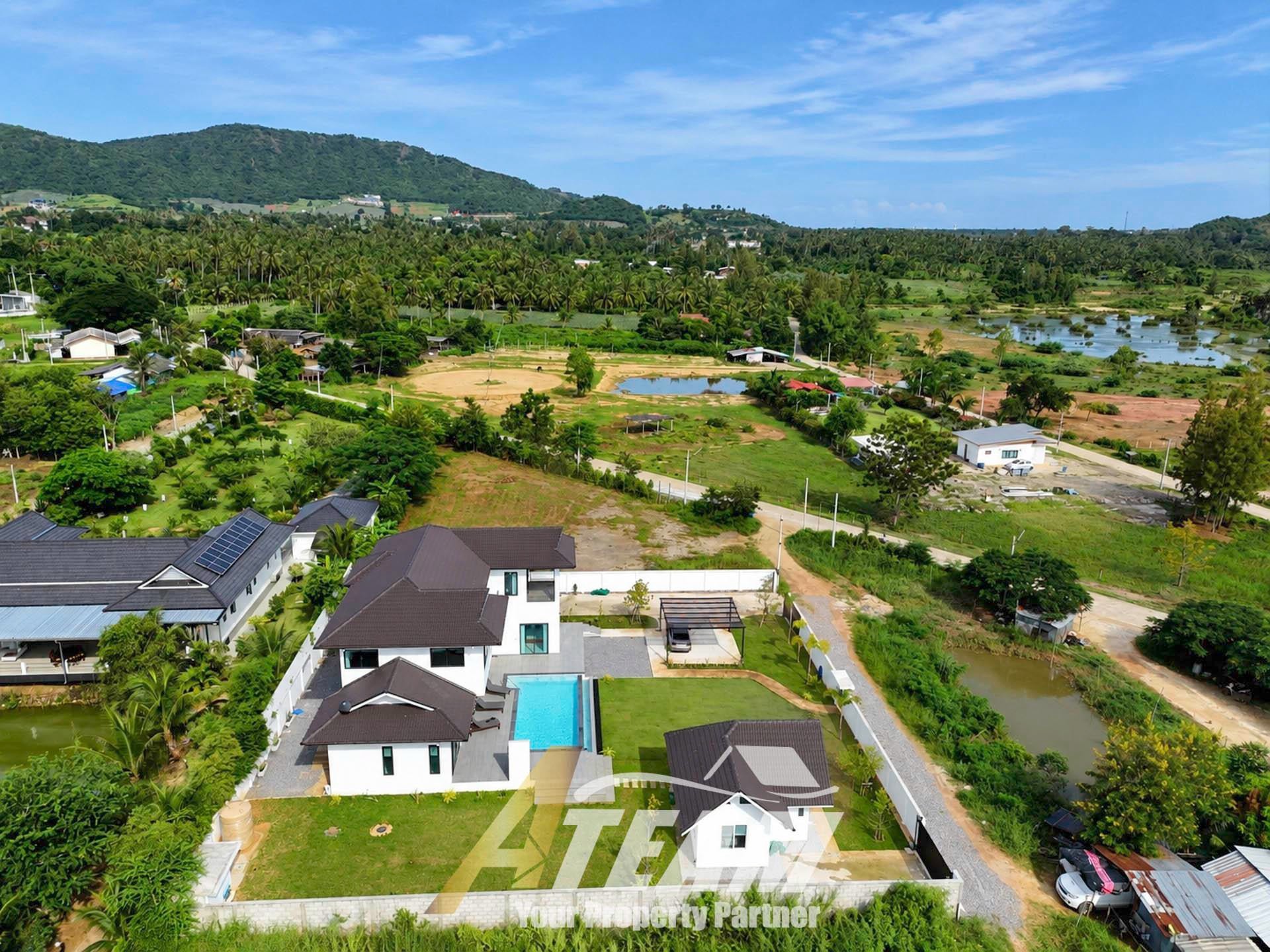 Villa de luxe avec piscine et maison d'hôtes de 6 chambres à Baan Lom Yen, Hua Hin