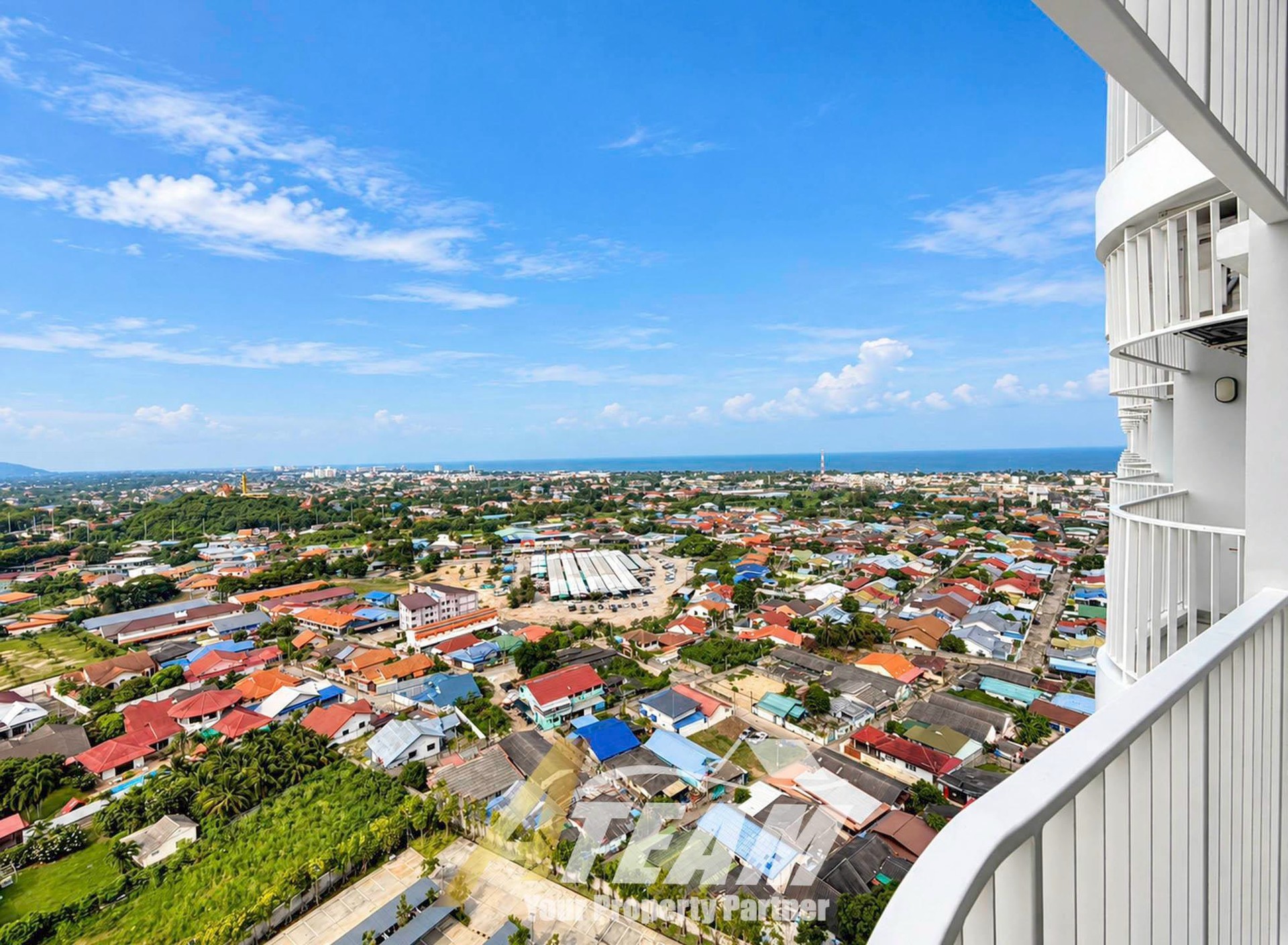 Studio en location avec vue sur mer et montagne à Supalai Blue Whale Hua Hin
