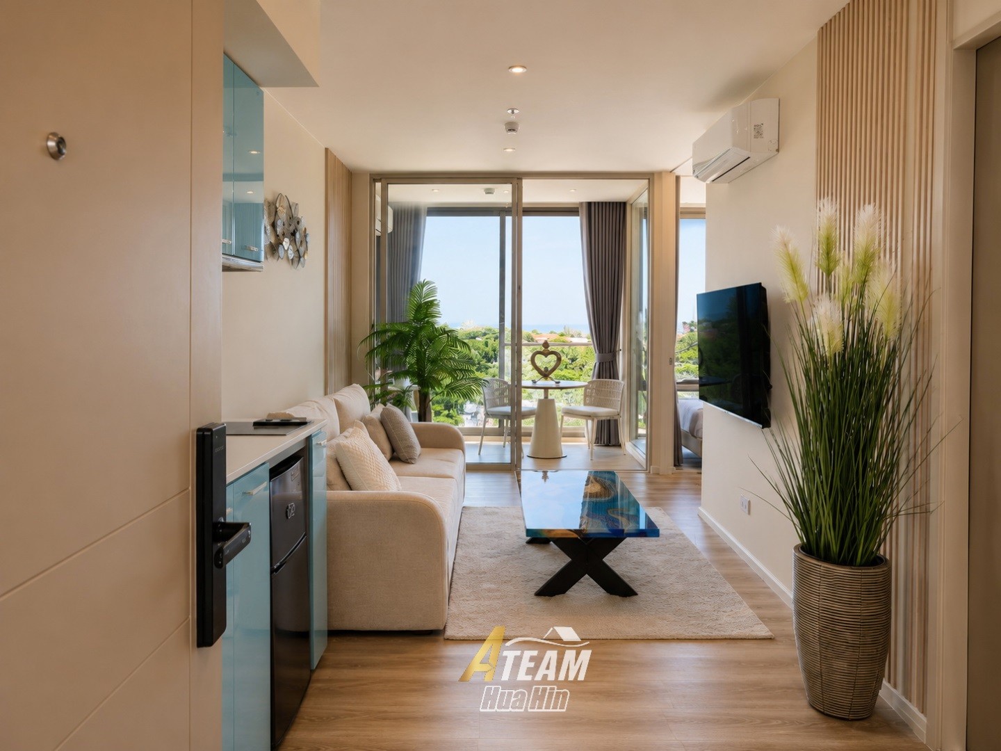 Appartement d’angle 1 Bedroom Plus avec vue sur la mer