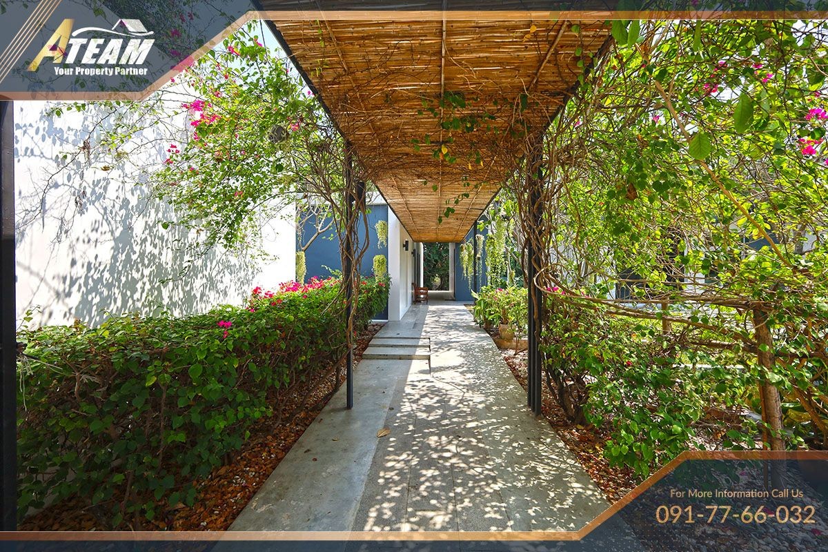 House for sale huahin poolvilla luxury Lakeside 5bedroom garden36