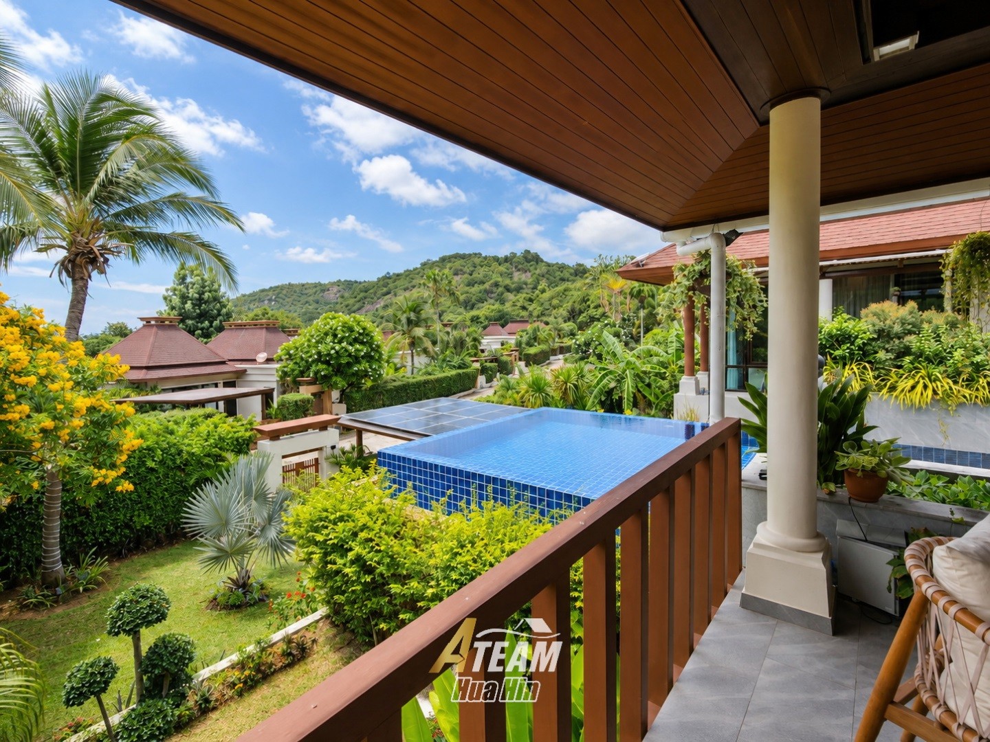 ---RÉSERVÉ-- Spacieuse villa de 3 chambres avec piscine et vue sur la montagne – Panorama Village, Khao Tao