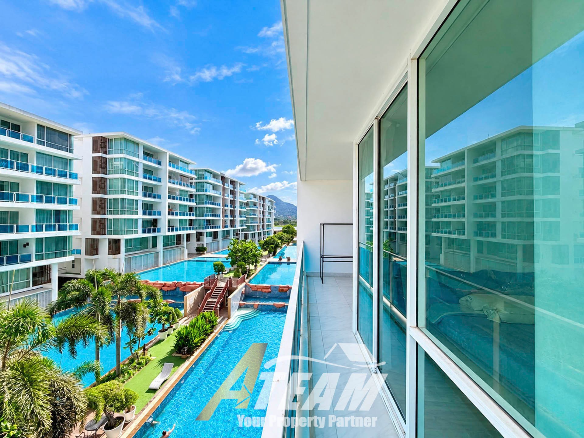 For rent Beachside Paradise at My Resort Hua Hin – Spacious 2-Bedroom Condo with Sea & Pool Views in Khao Takiab