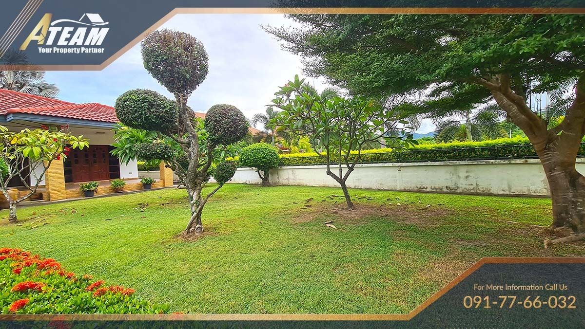 huahin house for sale chaam pool villa 3bed 2bath garden land1