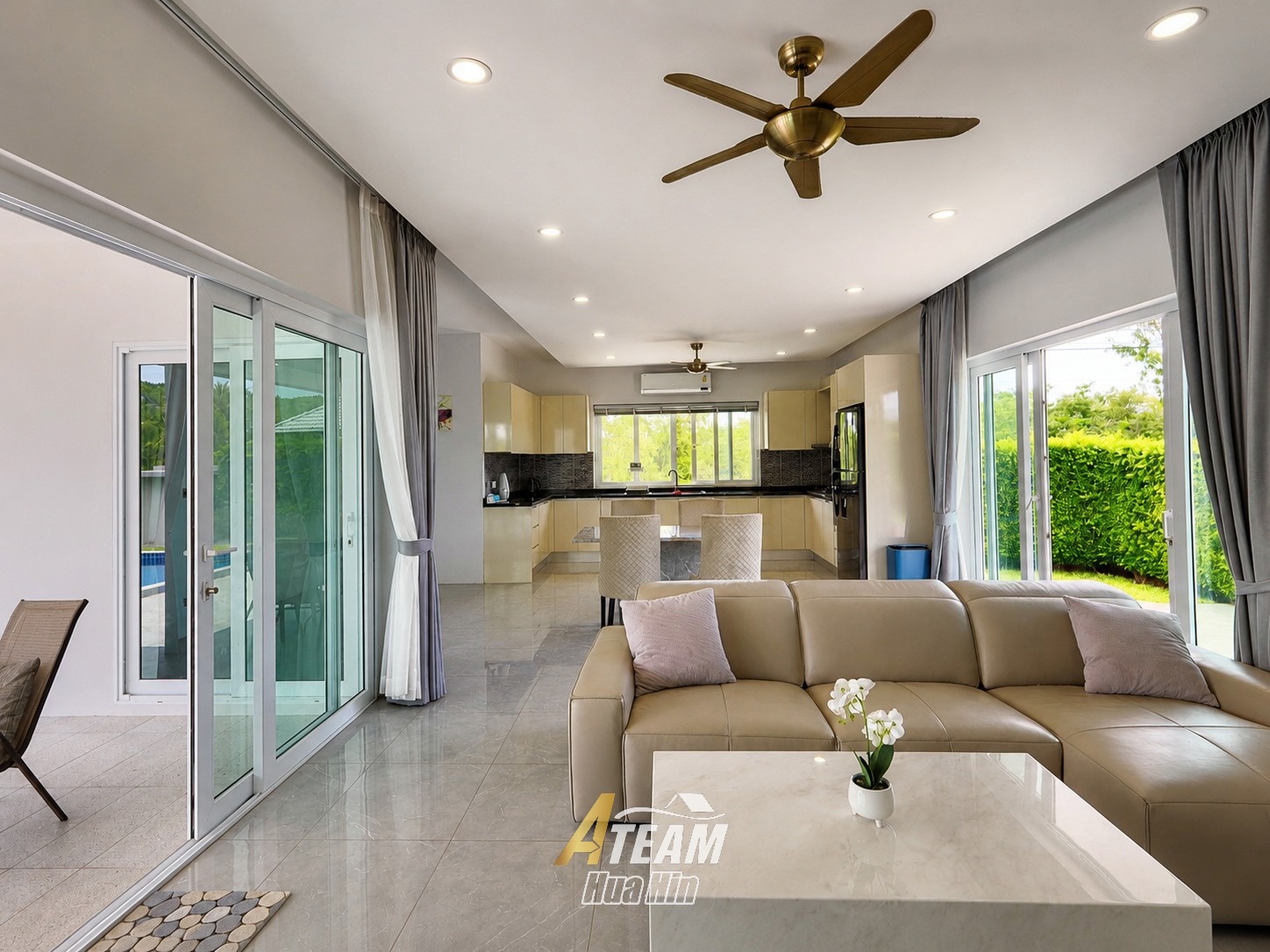 Villa avec piscine de 3 chambres et vue sur les montagnes à Khao Tao, Hua Hin – THB 8.95 Million