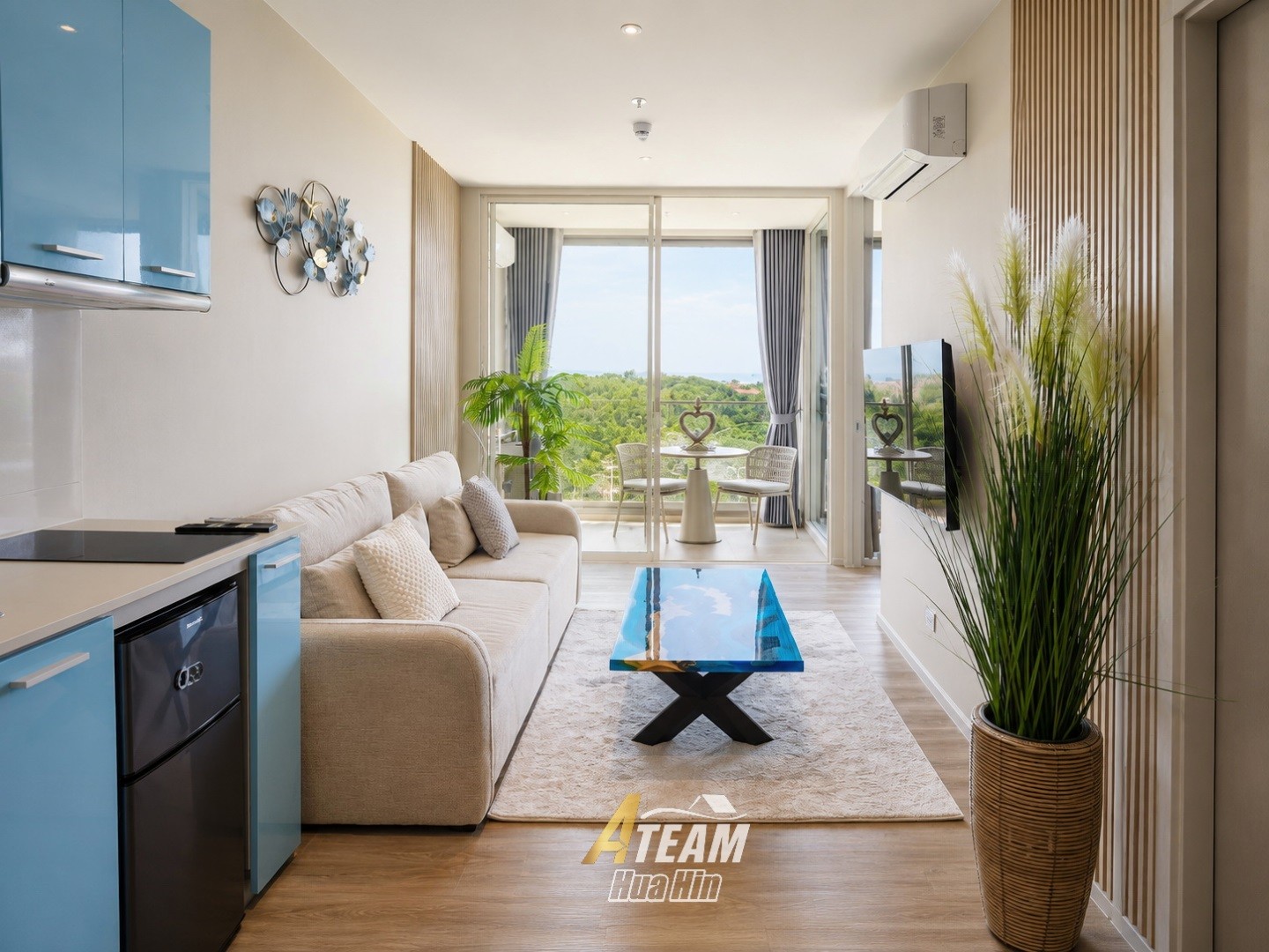 Appartement d’angle 1 Bedroom Plus avec vue sur la mer