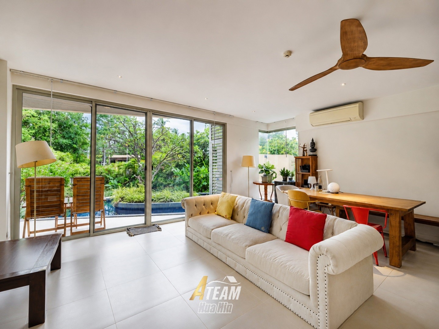Appartement de 2 chambres avec accès à la piscine à Baan Thew Talay Aqua Marine, Cha-Am