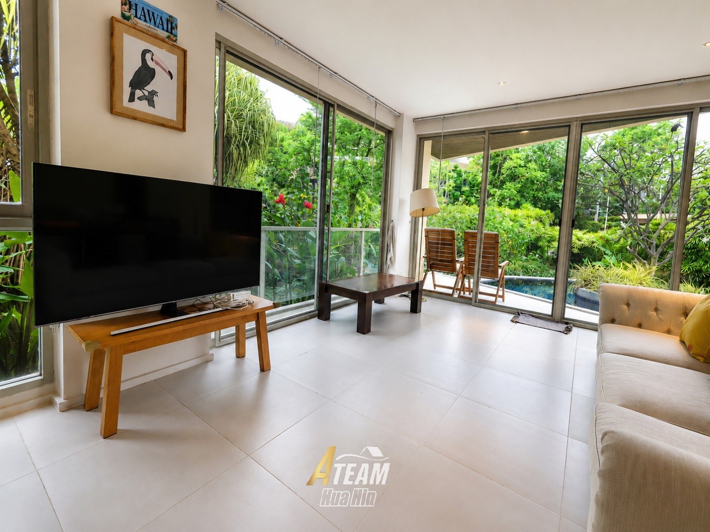 Appartement de 2 chambres avec accès à la piscine à Baan Thew Talay Aqua Marine, Cha-Am
