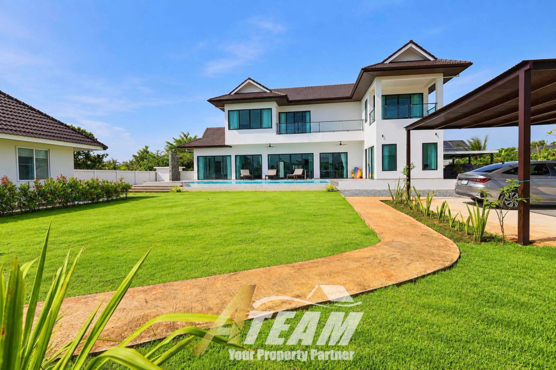 Villa de luxe avec piscine et maison d'hôtes de 6 chambres à Baan Lom Yen, Hua Hin