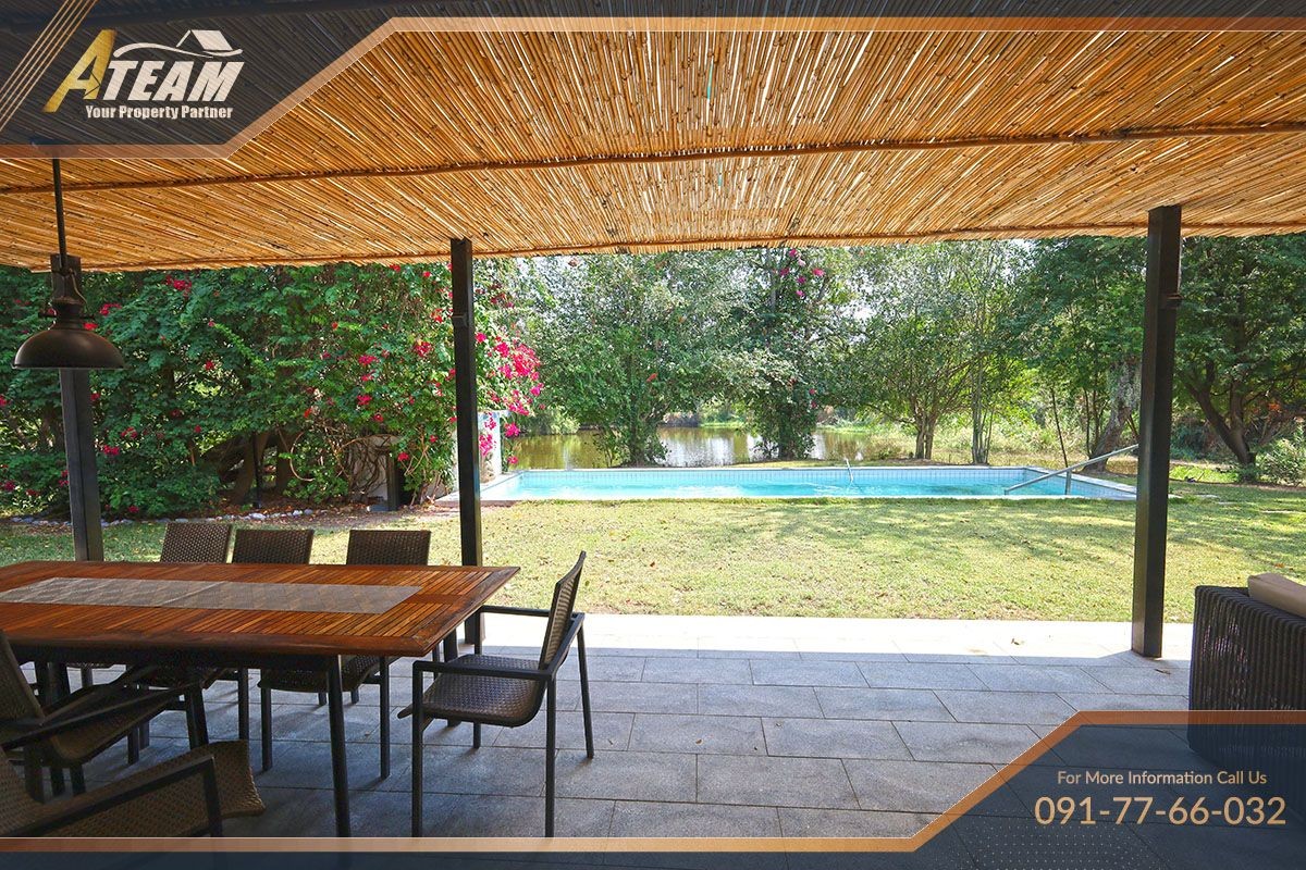 House for sale huahin poolvilla luxury Lakeside 5bedroom garden20
