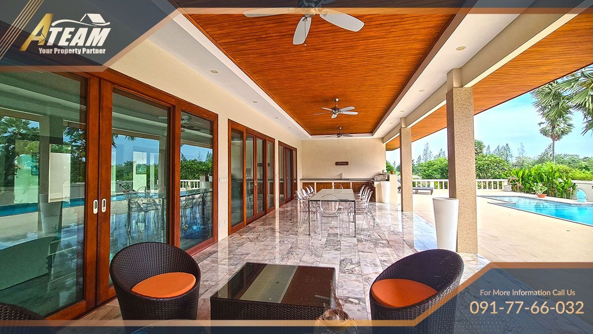 Luxury pool villa on bog land pranburi 23