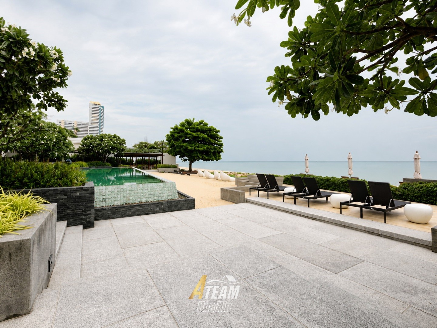 Appartement de 2 chambres avec accès à la piscine à Baan Thew Talay Aqua Marine, Cha-Am