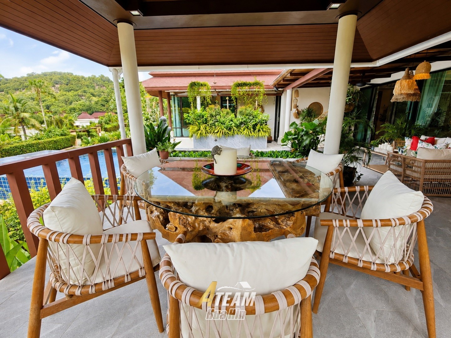 ---RÉSERVÉ-- Spacieuse villa de 3 chambres avec piscine et vue sur la montagne – Panorama Village, Khao Tao