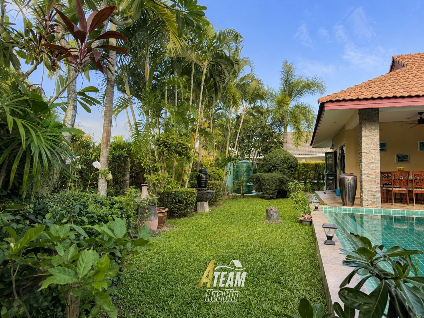 Villa avec piscine de 3 chambres à louer à Wijittra, à Hin lek fai