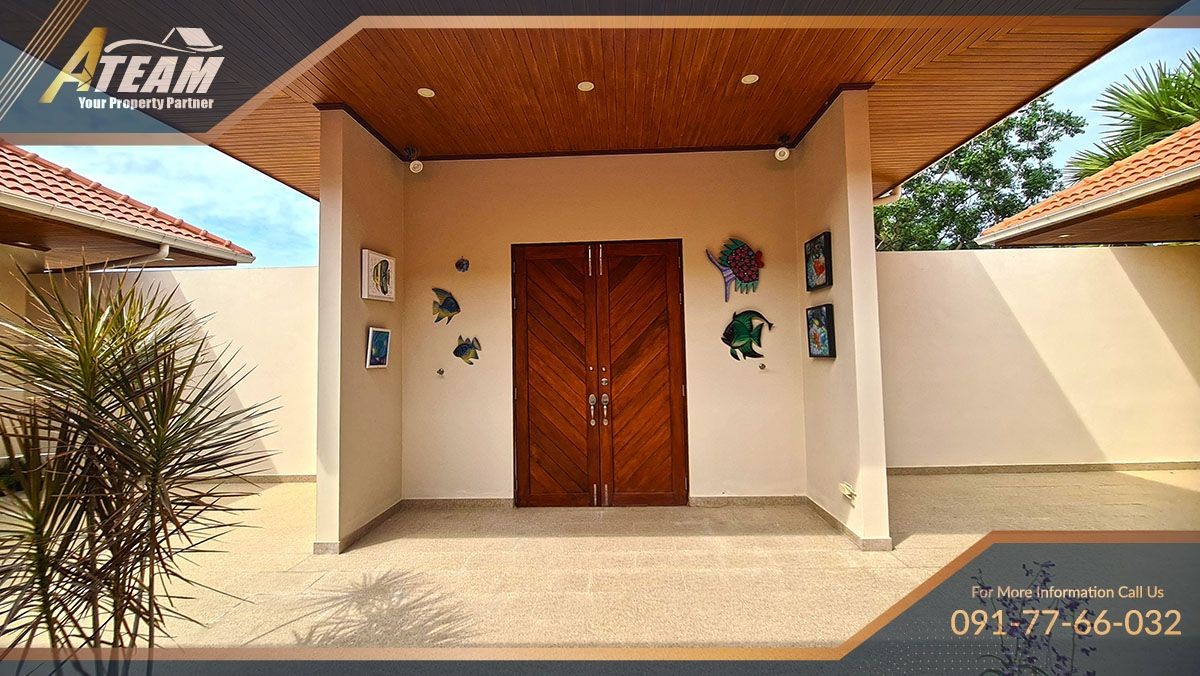 luxury massive pool villa sam roi yod resale development32