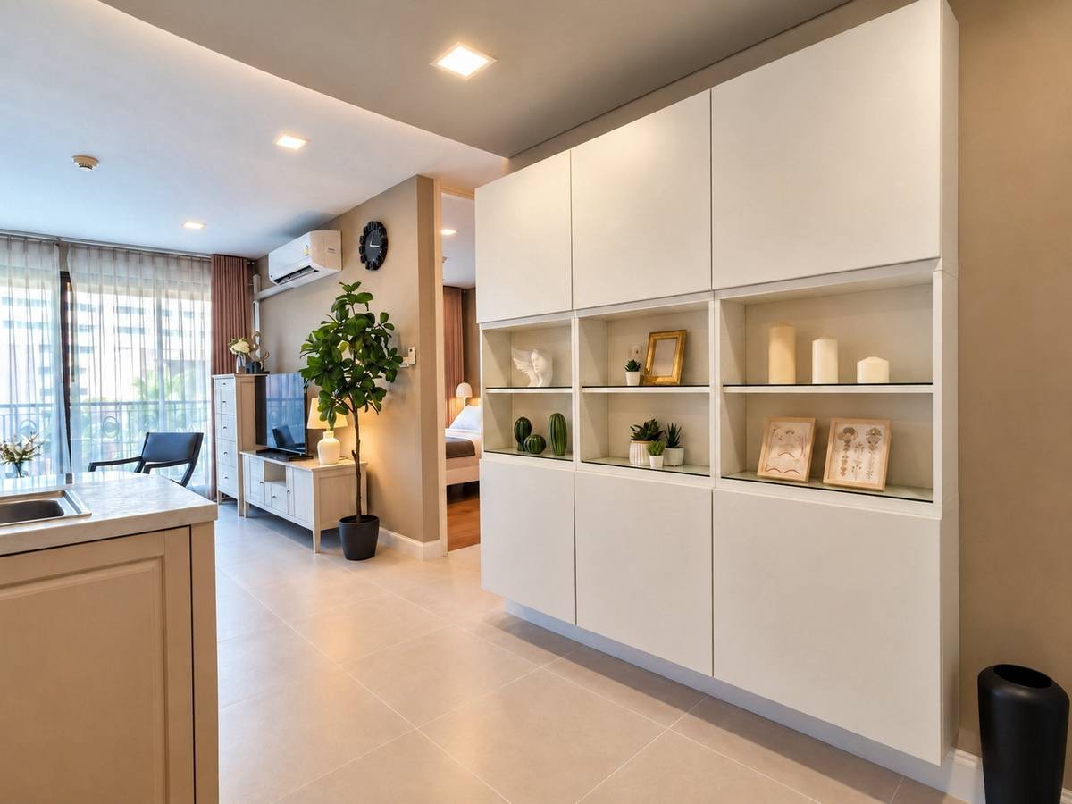 Appartement spacieux de 2 chambres avec vue sur piscine à louer à Marrakesh Hua Hin