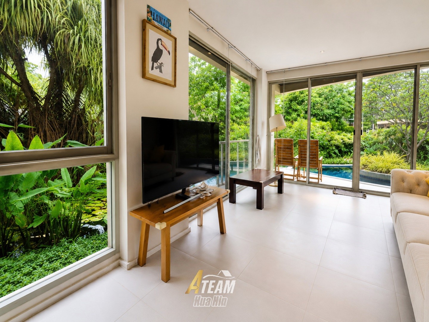 Appartement de 2 chambres avec accès à la piscine à Baan Thew Talay Aqua Marine, Cha-Am