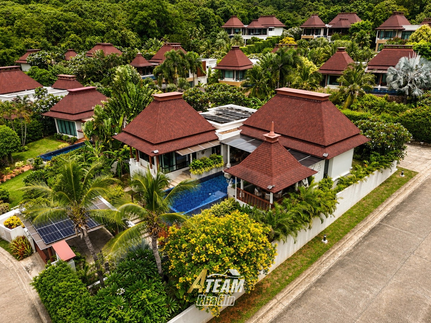 ---RÉSERVÉ-- Spacieuse villa de 3 chambres avec piscine et vue sur la montagne – Panorama Village, Khao Tao