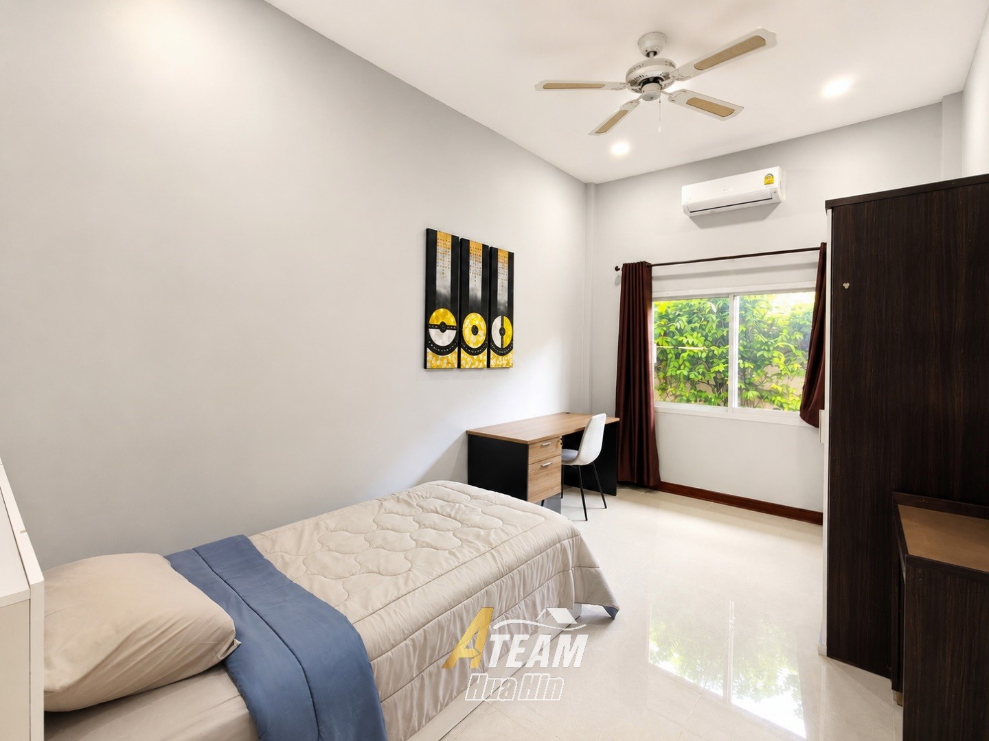 À LOUER | Quand le confort rencontre la vie tropicale | Villa avec piscine de 4 chambres | Gold Village, Hua Hin Soi 88