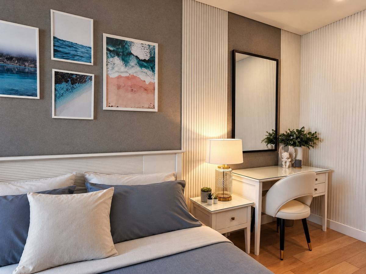 Appartement spacieux de 2 chambres avec vue sur piscine à louer à Marrakesh Hua Hin
