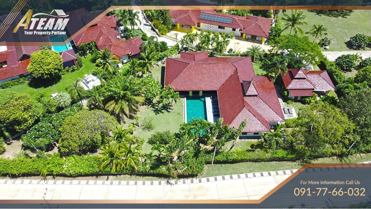 Bali-style-pool-villa-soi-114-for-sale-hua-hin-drone-2