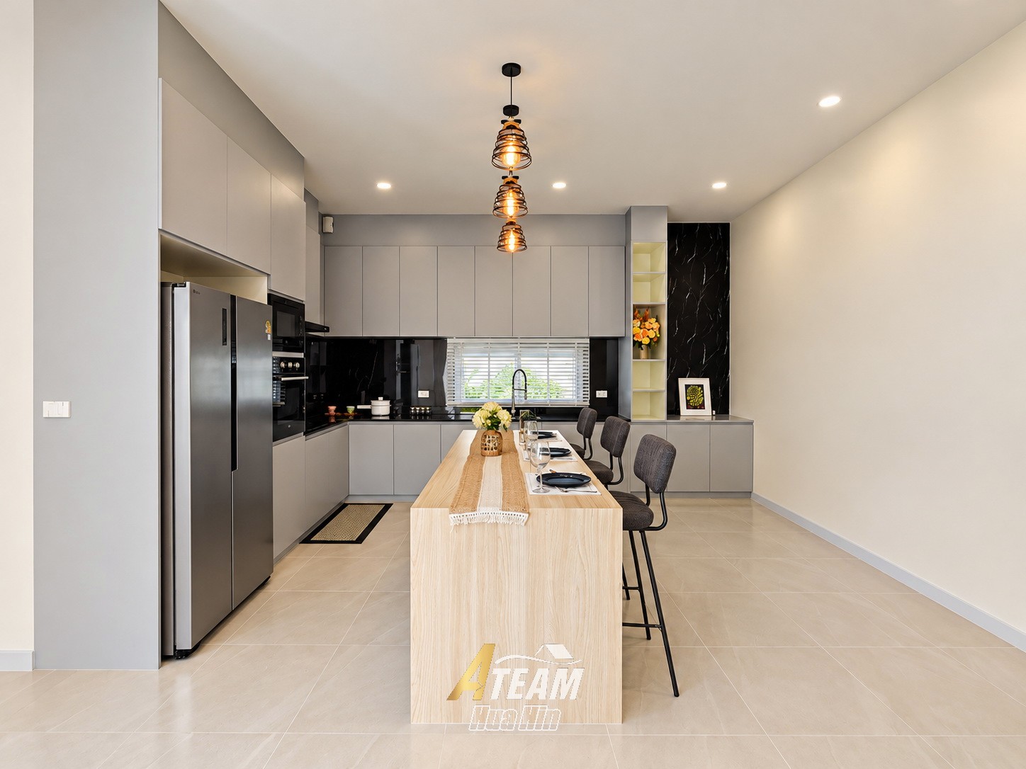 Villa neuve de 3 chambres avec piscine à vendre à Hua Hin Soi 88