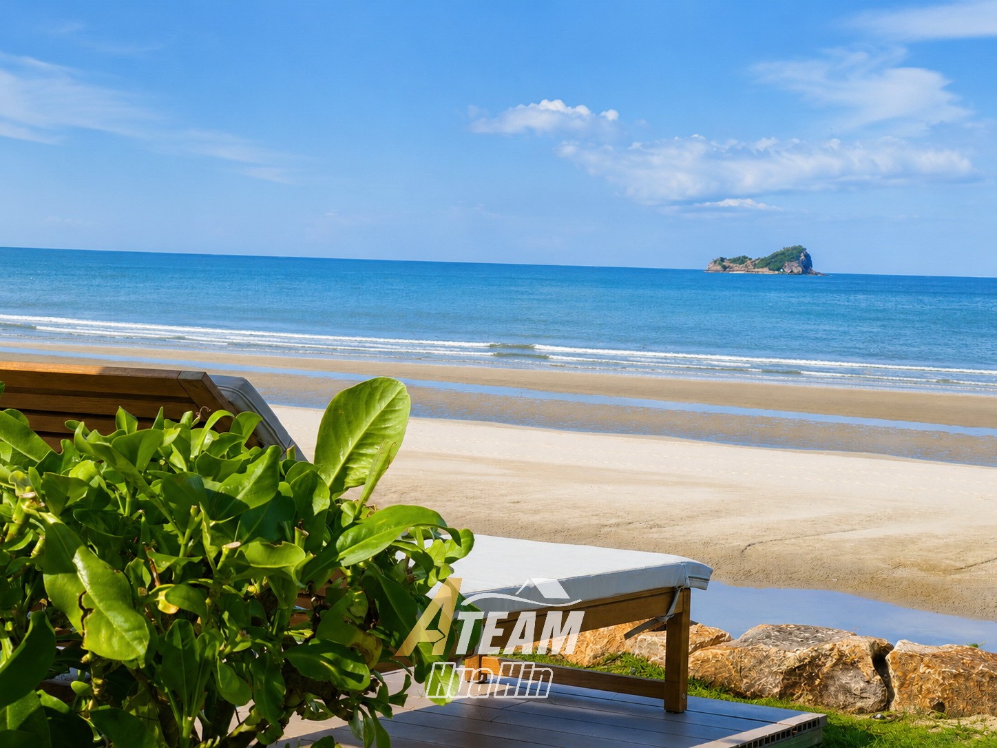 Appartement en bord de mer de 2 chambres avec vue sur la mer, acceptant les animaux, à Malibu Khao Tao