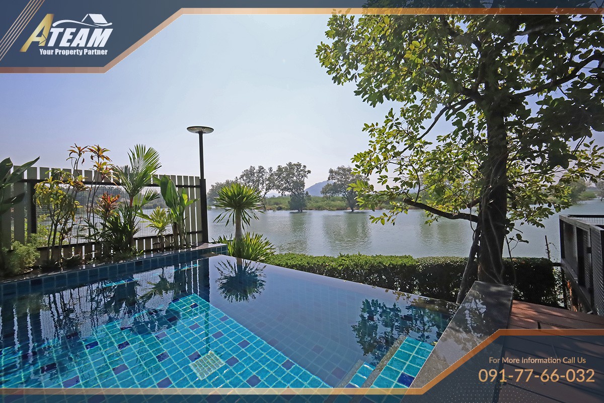 Villa unique de 5 chambres avec piscine au bord de la rivière à Pak Nam Pran