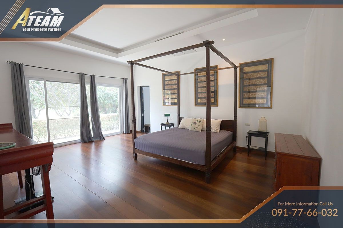 House for sale huahin poolvilla luxury Lakeside 5bedroom garden22